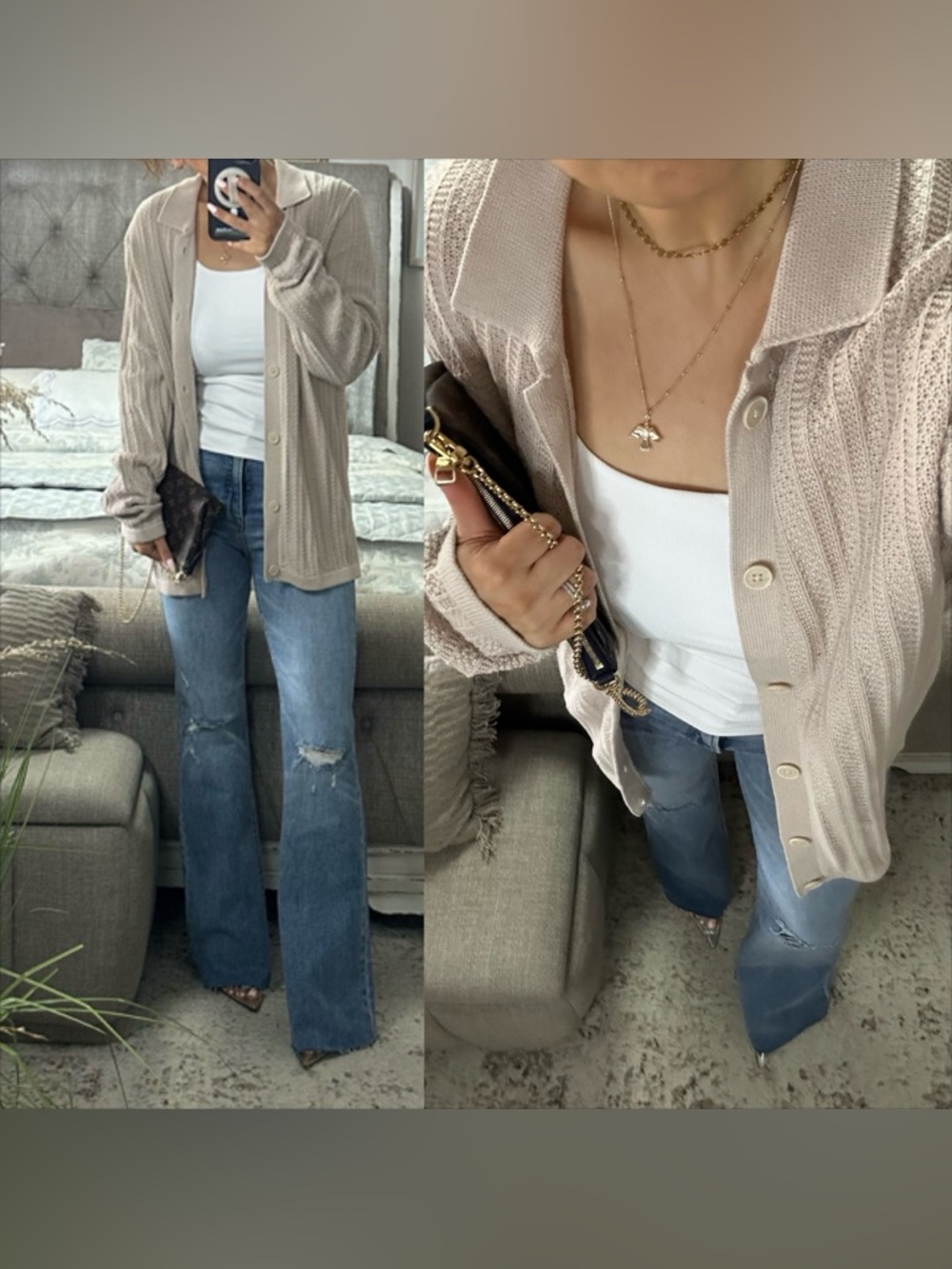 New🩷 Minimal Luxe Collared Knit Cardigan